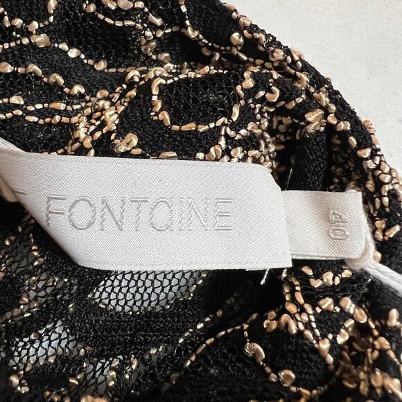 Anne Fontaine Sabine Sheer Lace Blouse w/ Bell Sleeves Size 40 (6-8) NEW - Picture 7 of 13